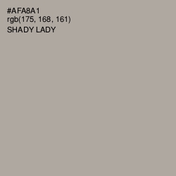 #AFA8A1 - Shady Lady Color Image